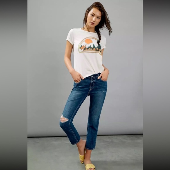Paige Denim | Brigitte High Rise Slim Boyfriend Jeans | Dark Wash | Size 26 - Picture 1 of 7